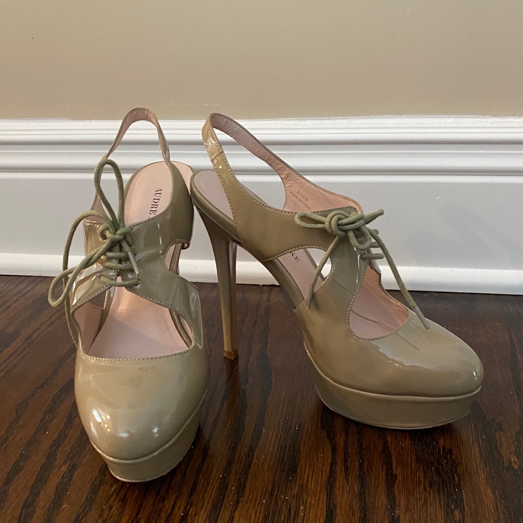 Excellent Condition Audrey Brooke Nude Heels